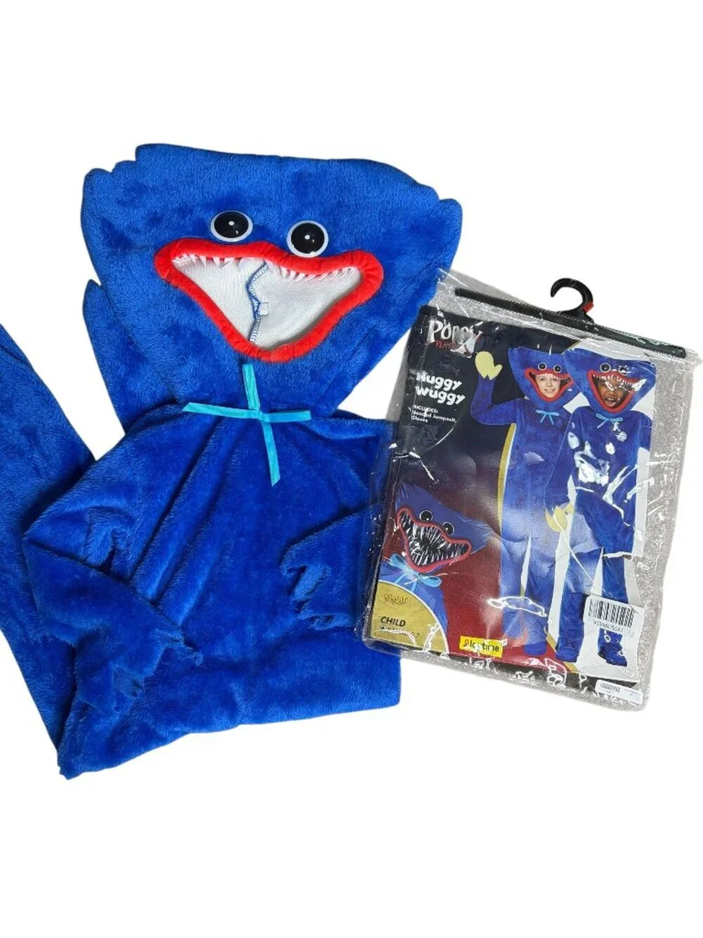 Poppy Playtime Huggy Wuggy Costume Child X-Small 0-2 Hooded Jumpsuit Spirit Hall